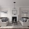 Ekena Millwork Dublin Ceiling Medallion (Fits Canopies up to 5 1/8"), 17 7/8"OD x 3 5/8"ID x 1 1/4"P, Jet Black CM17DUBLF - alternate 2